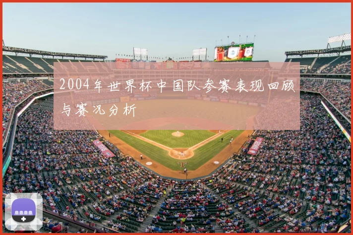 2004年世界杯中国队参赛表现回顾与赛况分析